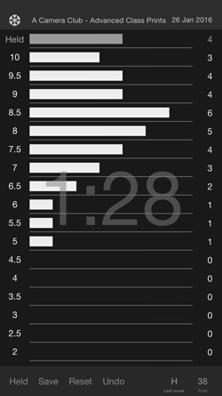 Timer Judging Scores screenshot